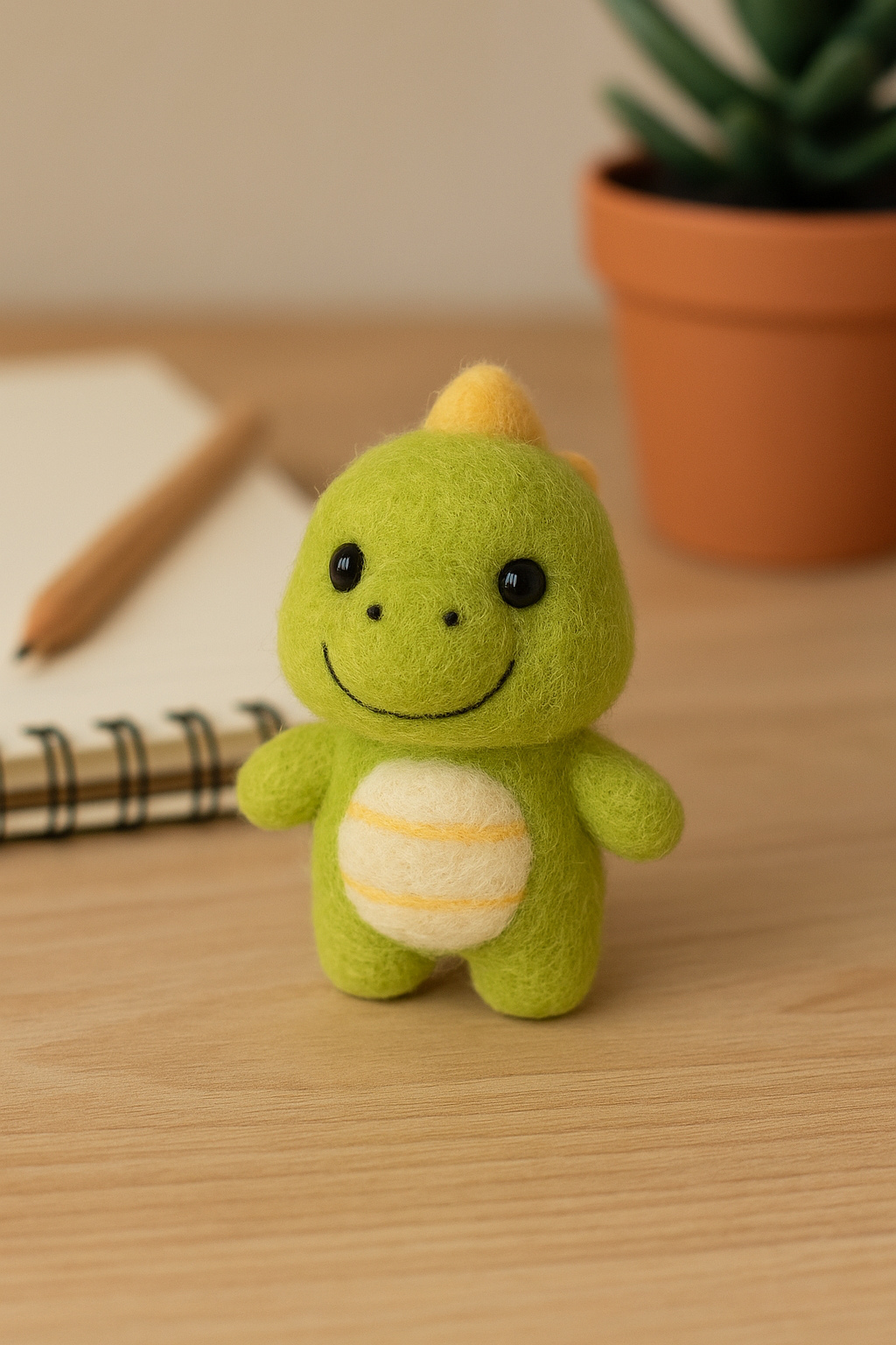 Needle Felting Dinosaur Tutorial Video – DIY Wool Felt Dino Pattern, Beginner Friendly, Instant Download